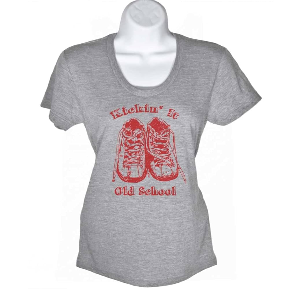 Amazon.com: Kicking it Old School TShirt Vintage Shoes